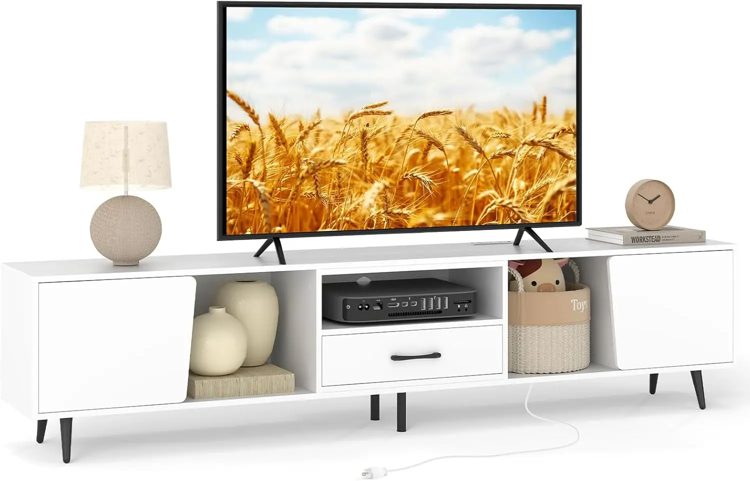 White Tv Stand For … - image