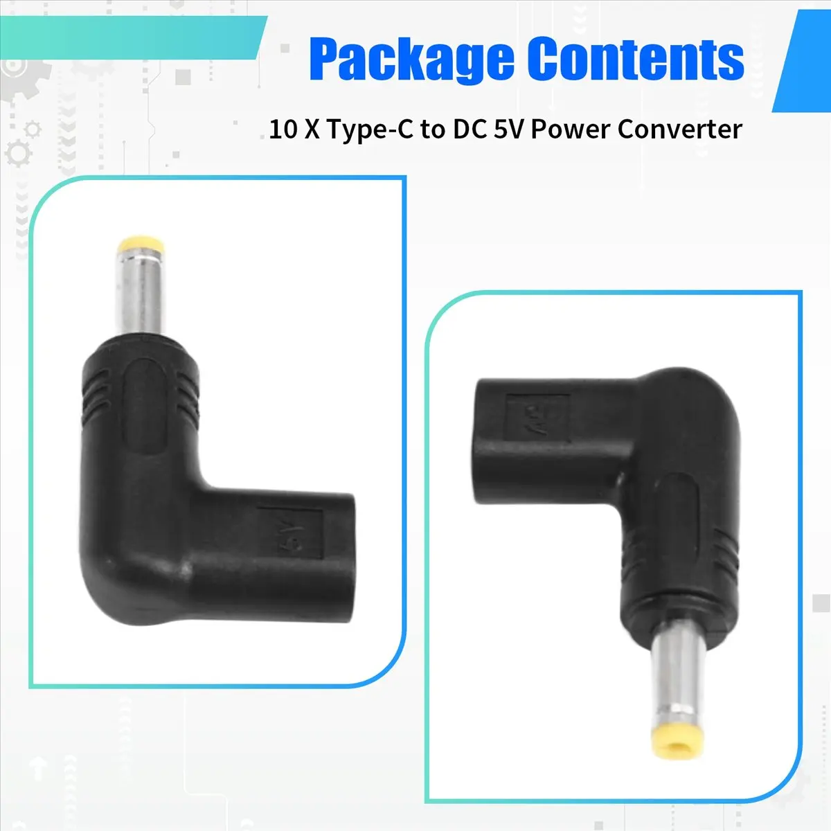 Type-C to DC 5V Power Charge Converter for PSP 1000 2000 3000 Mini USB C Charging Adapter with 4.8x1.7mm Connector