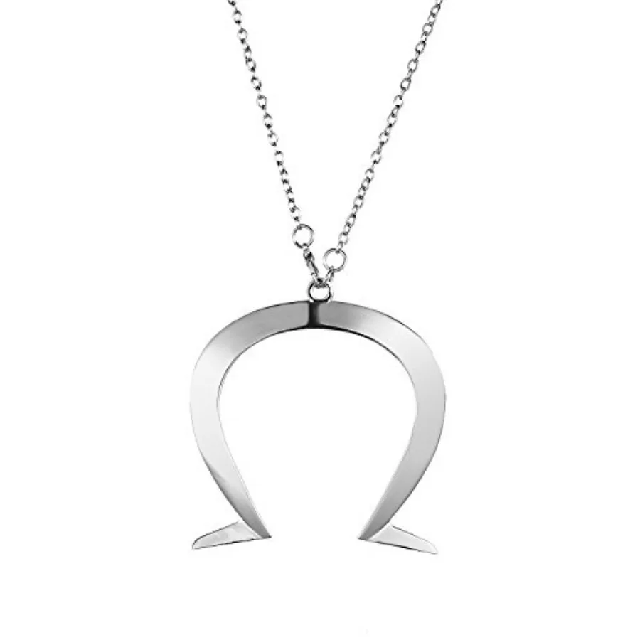 

Alice Madness Returns Cosplay Double Sided Omega Symbol Pendant Necklace