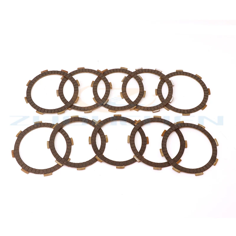 

10pcs CG/GB Clutch Friction Plates Motorcycle Parts Clutch Plates For 200cc 250cc Dirt Bike ATV Quad Zongshen 4 Wheelers