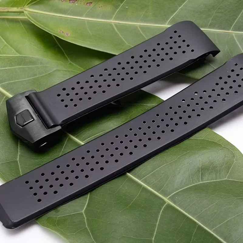 Soft Rubber Watchband For TAG HEUER GRAND CARRERA Wristband Waterproof Sport Strap Soft Silicone Watch Bracelet 22mm 24mm