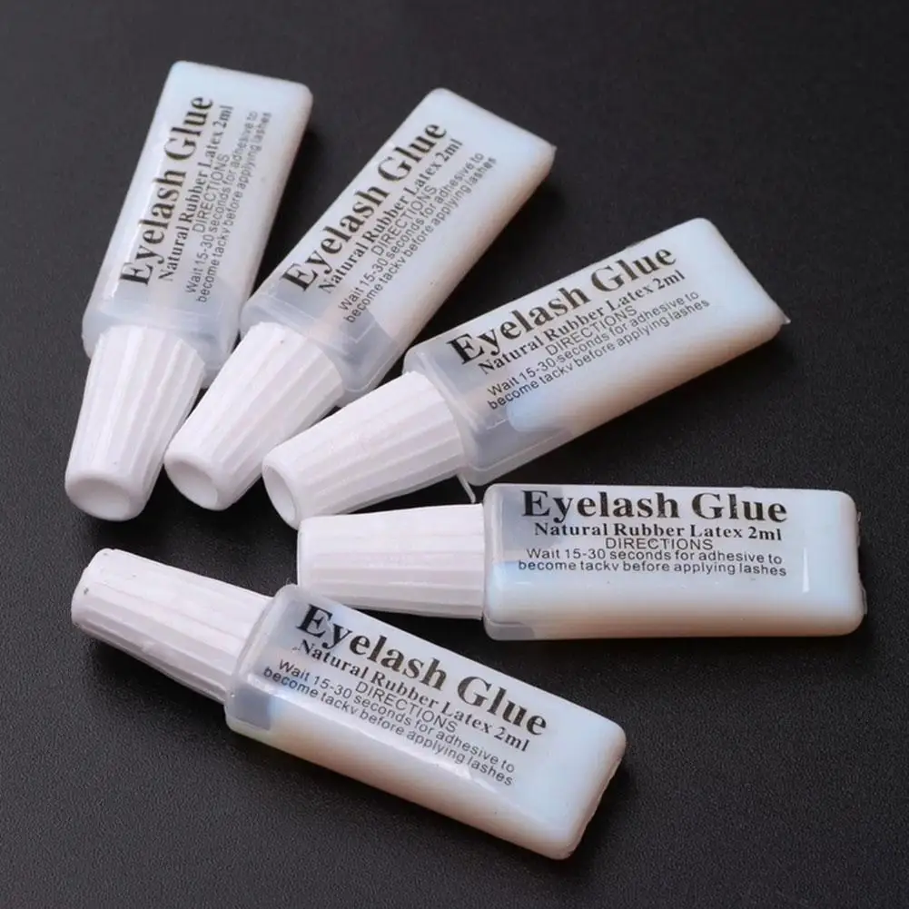 Colle à cils blanc laiteux, 2ml, imperméable, durable, séchage rapide, sans Irritation, maquillage adhésif, nouveau, 2025