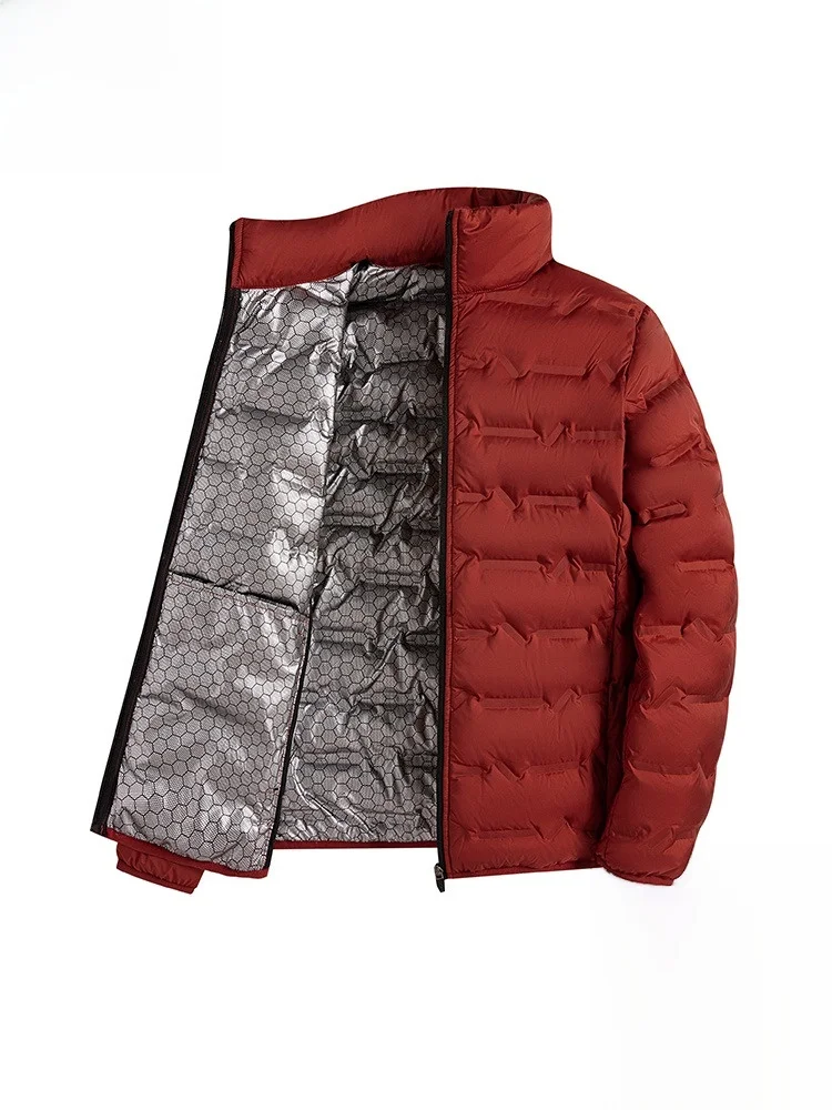 

Paul Nian Celebra Red Slim Fit Lightweight Du down Jaet Men's Faionable Urban Sle Outdoor Sport Casual Wear