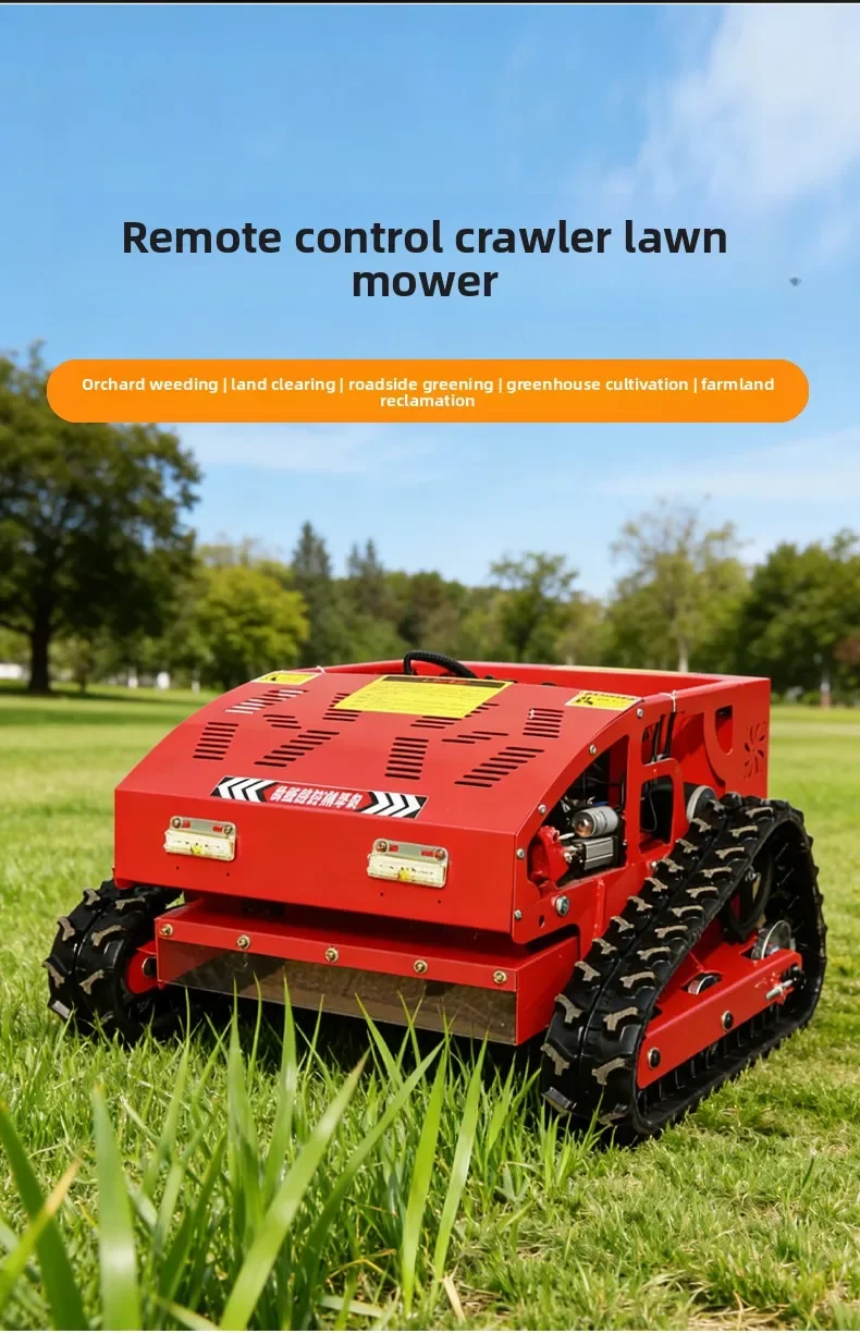 A61 crawler, fully automatic lawn garden weeding lawn mower orchard multi-terrain lawn mower