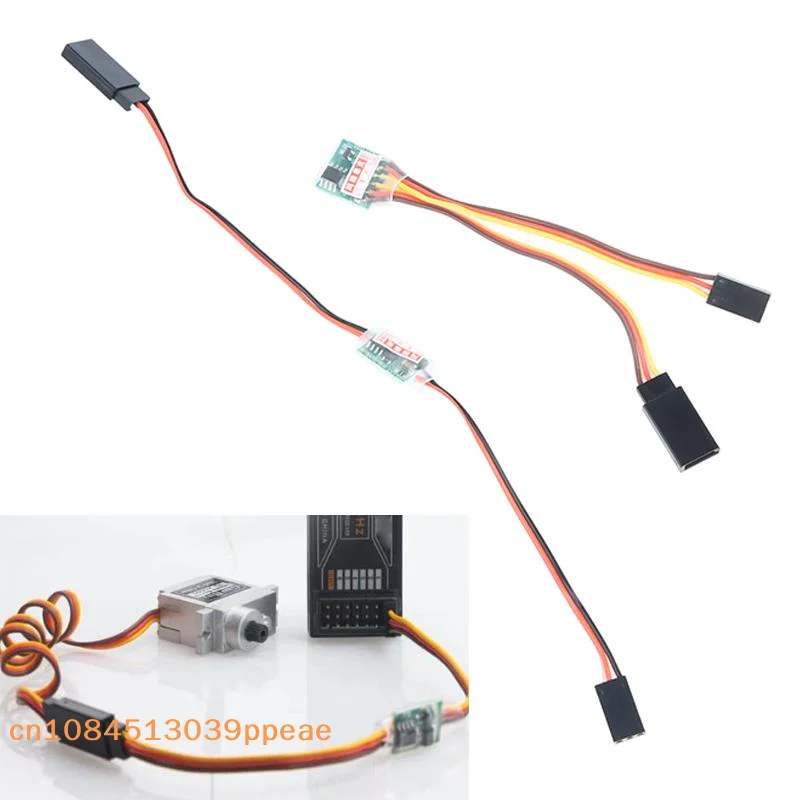 {QTG333} PPM/PWM Servo Signal Amplifier Increases Expander Extension Cord For RC Racing Drone DIY