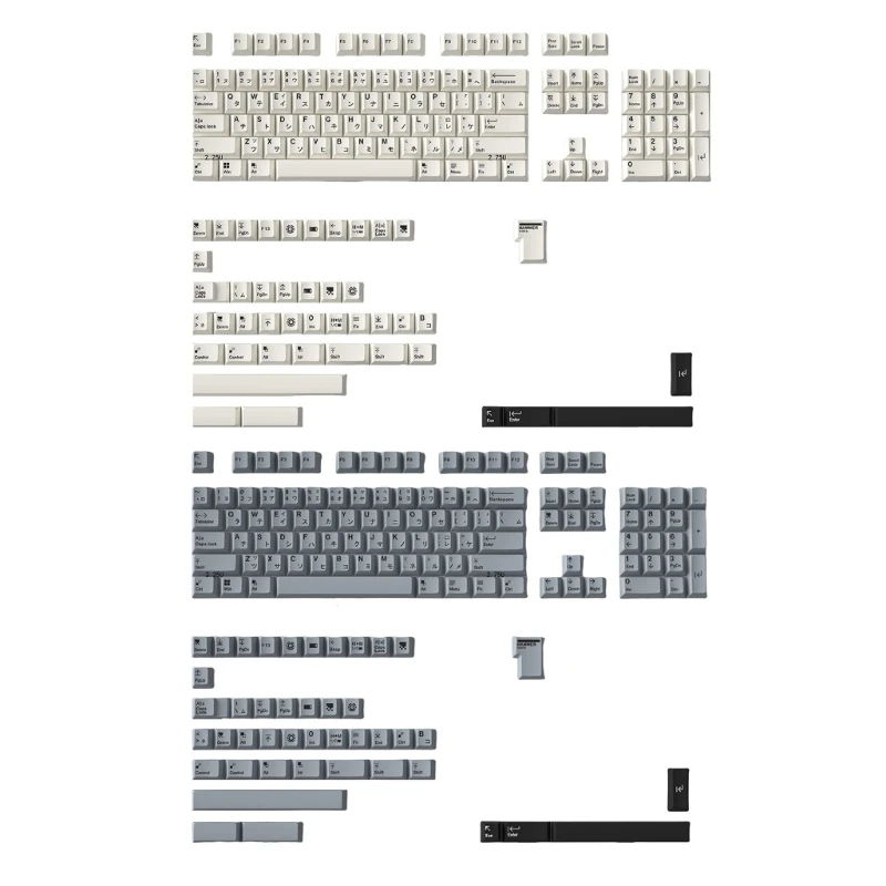 DN59 148 Toetsen/set Minimalistische Brauns Dye Sublimatie Keycap PBT Originele Hoogte KeyCaps voor Mechanische Toetsenborden