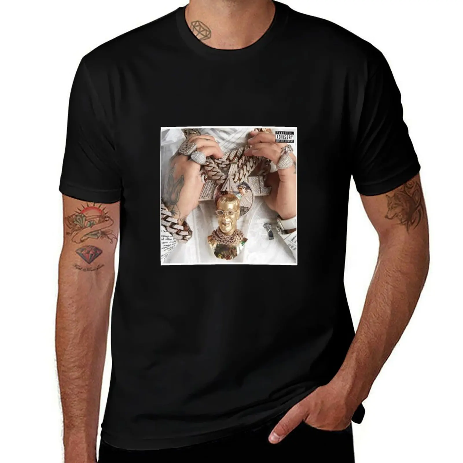 Anuel AA Emmanuel T-Shirt Breathable Lightweight Summer Top T-Shirt