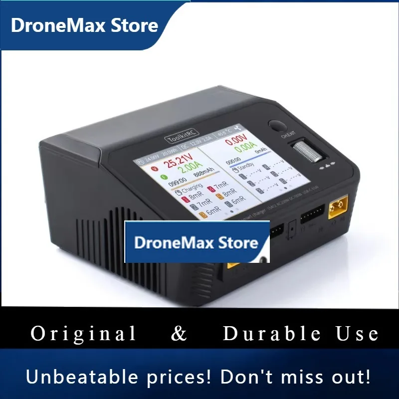 DroMaToolkitRC M6DAC 7.4v Lipo Battery Charger Dual Channel RC Model Intelligent Smart Balanced Charger For 1-6S LiHV NiMh Batte