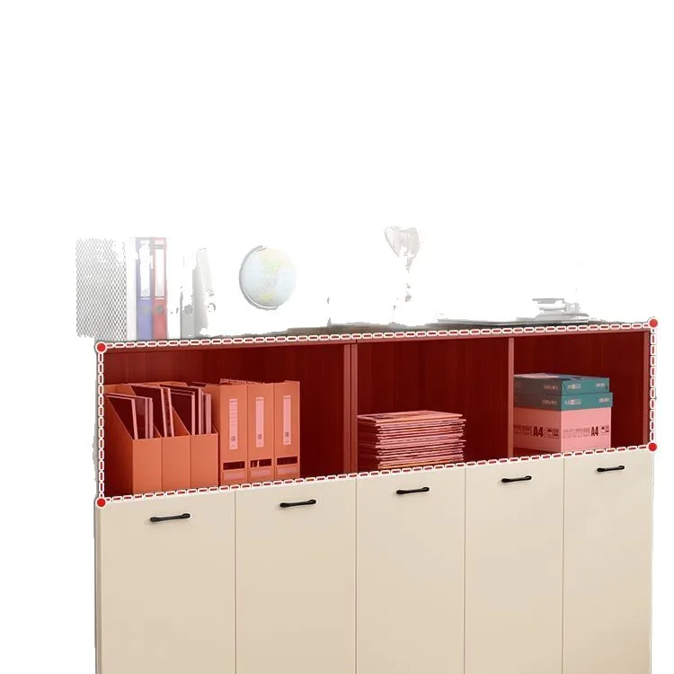 File Cabinet Office Locker Low Cabinet Wooden Lock File Data Storage Locker Sub Printer