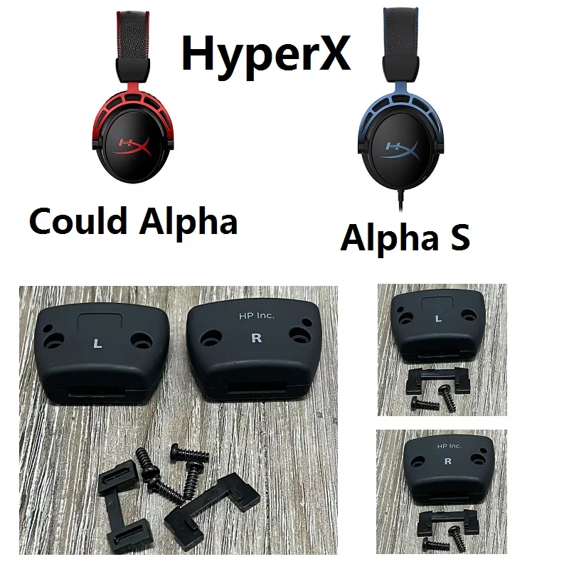 Original new Plastic Hinge Buckle For HyperX Cloud Alpha, Alpha S Headphones Replacement repair spare Parts