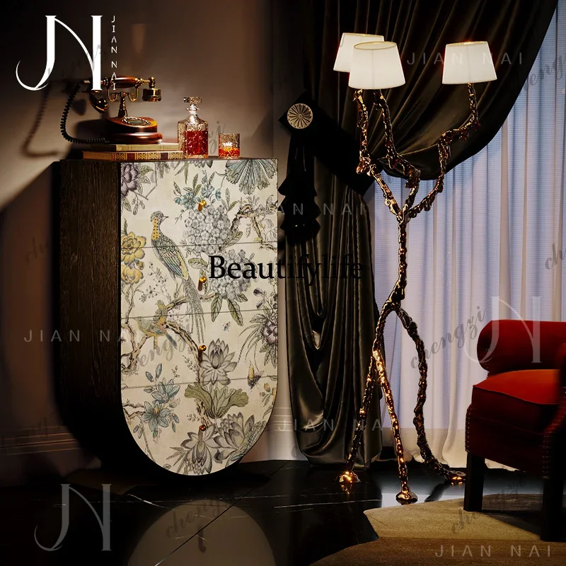 F182 Living Room Cabinets Storage Filing Decor Librero Display Cabinets Accent Luxury Vitrina Chinese Style Furniture
