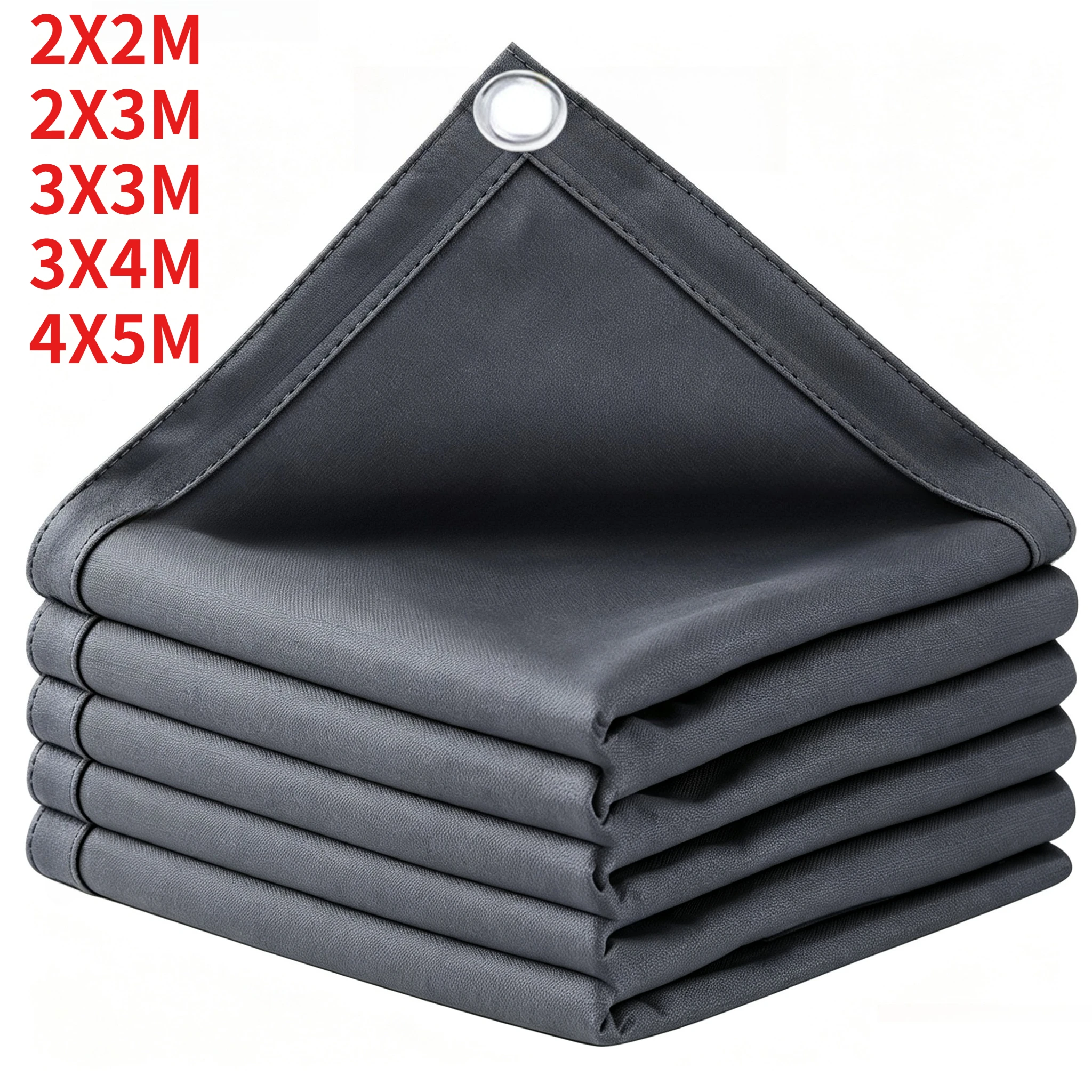 Waterproof Shade Sail with Grommets Tent Tarp Cover Sunshade Cloth Awning Canopy for Outdoor Garden Patio Camping Hiking Shelter