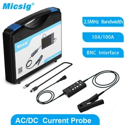 Micsig CP2100B CP2100A AC/DC Current Probes 2.5MHz 10A/100A Maximum Measurable Current 100Apk 70.7Arms (DC+ACpk)