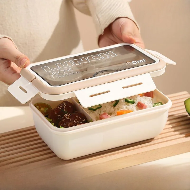 

Portable Insulated Lunch Box Set Microwave Heating Special for Office Workers Student Bento Box Food Container with Dividers
