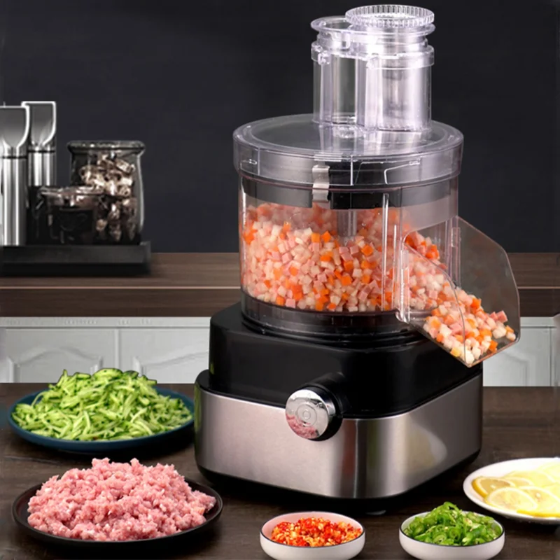 Multi Functional Electric Slicer Vegetable Cutting Machine Carrot Potato Dicing Machine Shredder Cucumber Dicer Meat Grinder