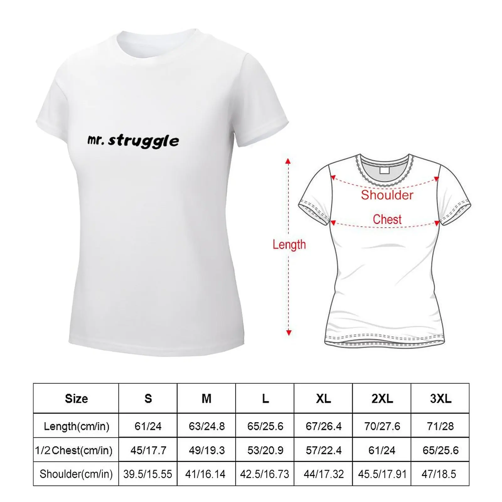 Mr. Struggle for Cody and Noel T-shirt cute tops female shirts graphic tees womans clothing