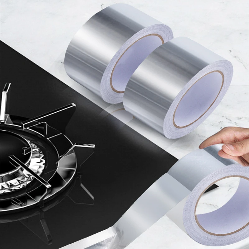 Sink Waterproof Sticker Anti-mold Tape Countertop Toilet Gap Heat Insulation Aluminum Foil Tape Bathroom Kitchen Accessories