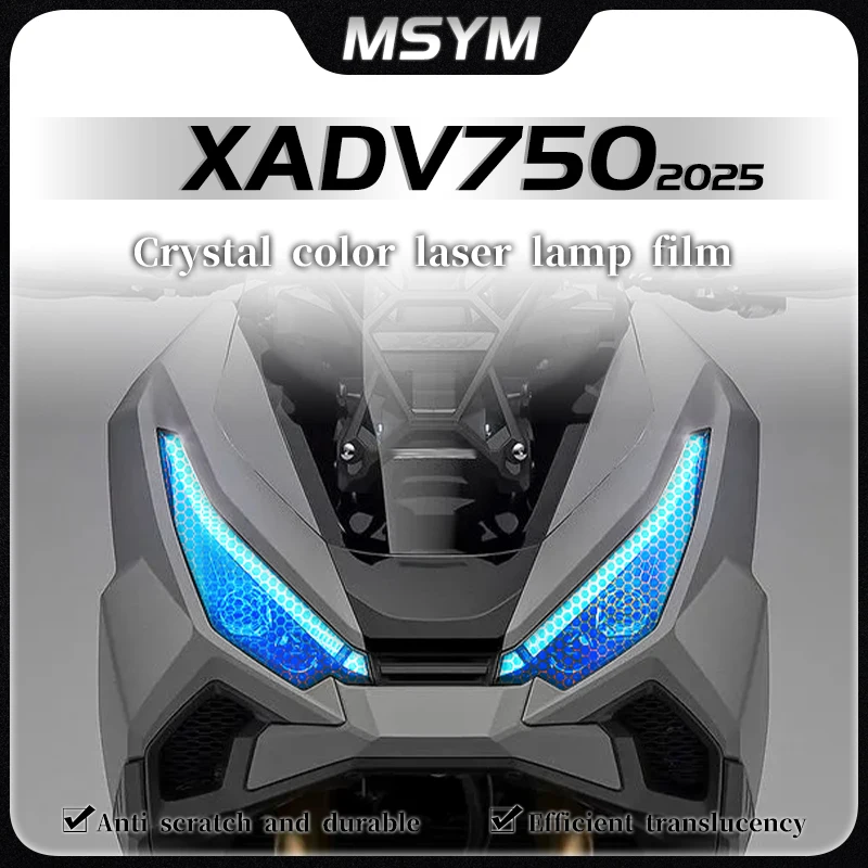 For HONDA XADV-750 XADV750 2025 Headlight film taillight film transparent protective film honeycomb laser sticker accessories