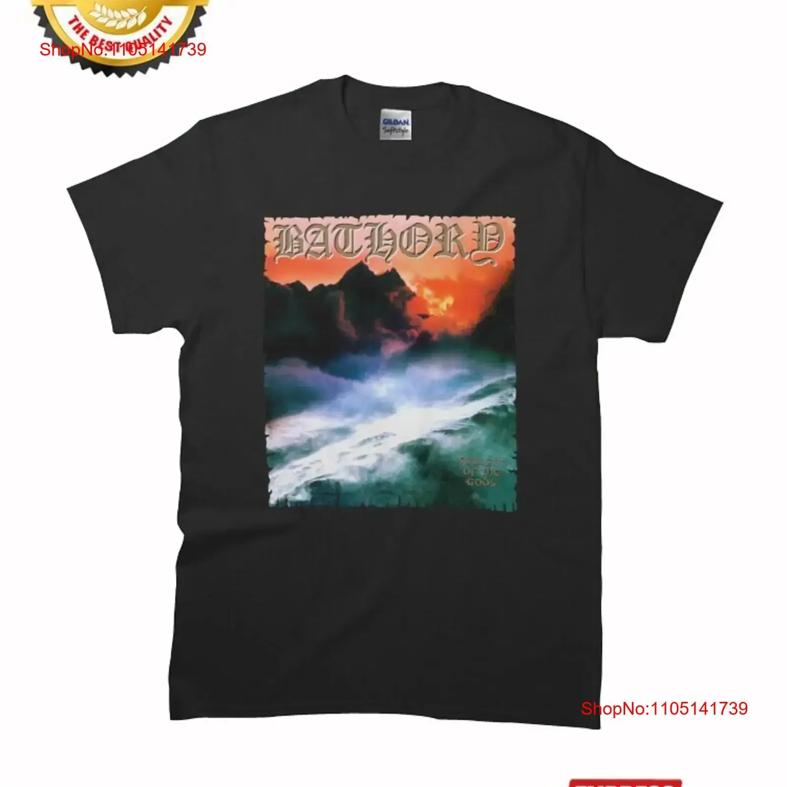 

New Bathory Twilight of the Gods Classic MAN WOMAN T Shirt SIze S 5XL vintage Washed homme graphic Soft Breathable Casual