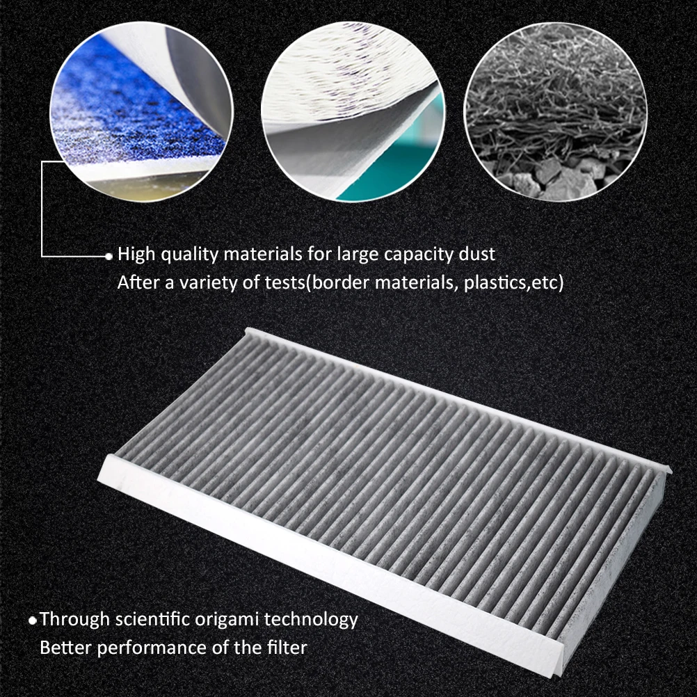 รถอุปกรณ์เสริมเกสร Cabin Air Filter รวมถึงคาร์บอนสําหรับ Ford Focus Transit Connect Tourneo Connect 2001 - 2013