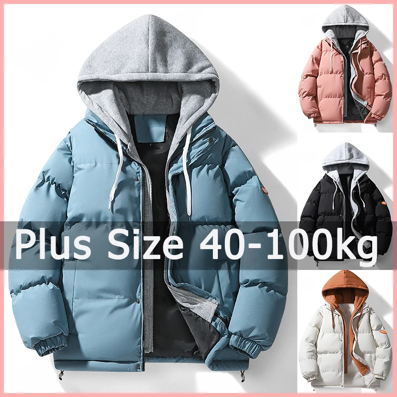 Winter Women Plus Size Coat 100kg Cotton Hooded Jacket 5XL Thick Warm Overcoat Plus Size Women Clothing Roupas Femininas Casacos