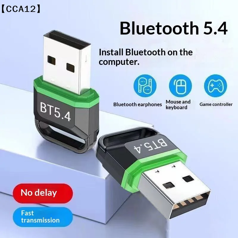 USB 5.4 Bluetooth Adapter For PC - USB Dongle Receiver Transmitter For Desktop Laptop Speaker〔CCA12〕