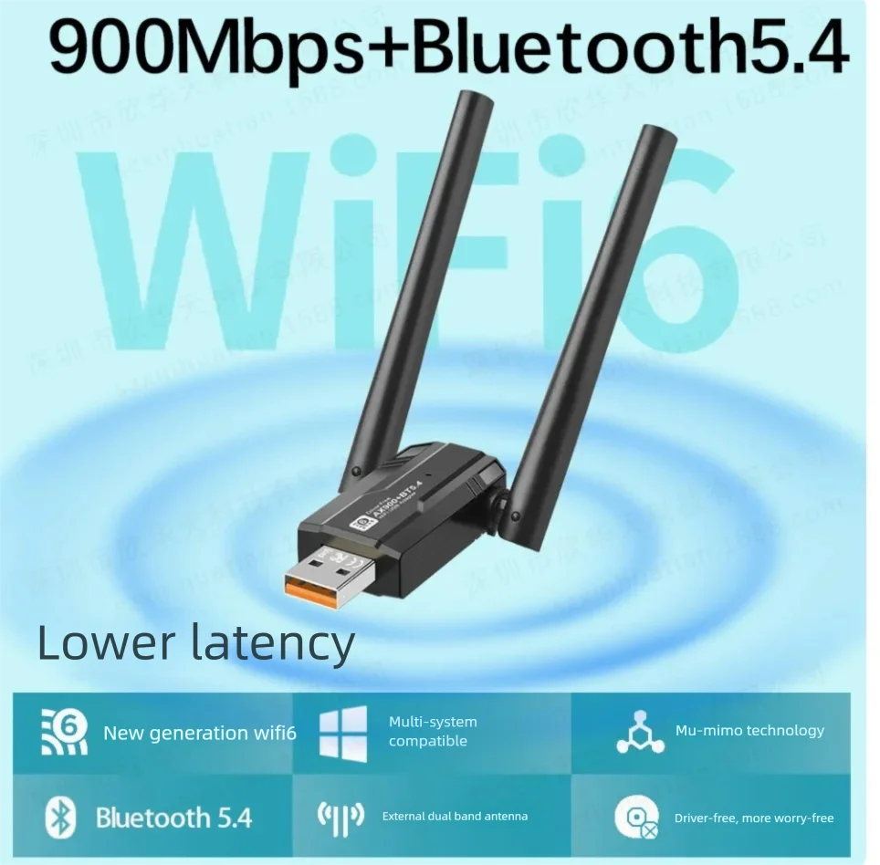 cartao-de-rede-sem-fio-wifi-6-dual-band-5g-ax900m-adaptador-usb-bluetooth-54-tudo-em-um-sem-necessidade-de-driver