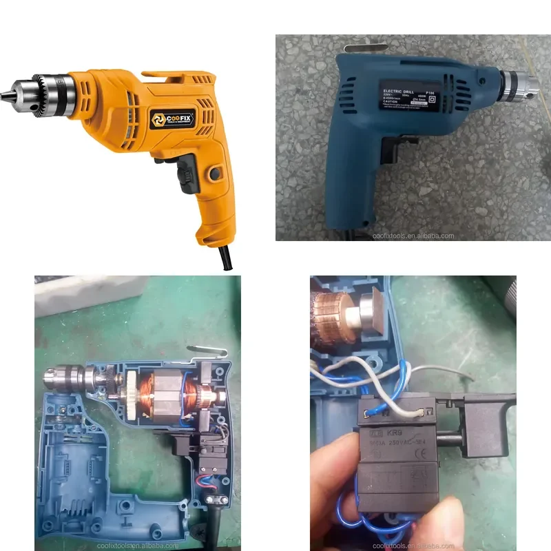 

【CHIMU HOME】 Mini Electric Hand Drill with Brush Motor for DIY Projects and Home Repair