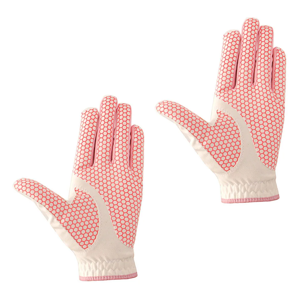 1 paire de gants de Golf pour femmes, gants de golfeur, respirants, absorbant la sueur, Protection des doigts, antidérapants, housse de Protection des mains