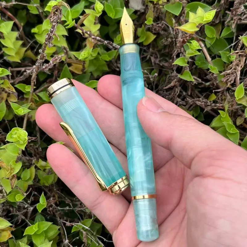 PK KAIGELU 316، Admok M800 مكبس هيكل نحاسي أقلام حبر ممتصة للحبر Bock Schmidt Tip F M لأقلام الأعمال والسفر