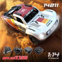 MJX 14211 1/14 Rc brushless car MJX HYPER GO 14211 high-speed remote-controlled 4wd desert truck toy vehicle Festival gift.