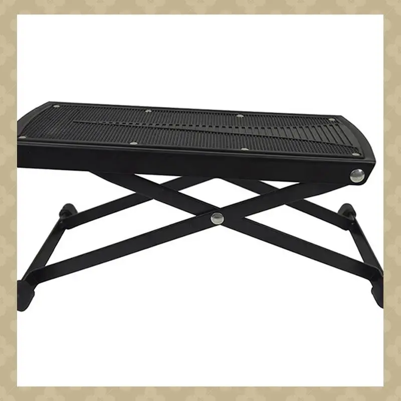 

ABST гитарная педаль, металлическая педаль, черная, нескользящая накладка с регулируемой высотой, складная подставка для ног, аксессуары для гитары