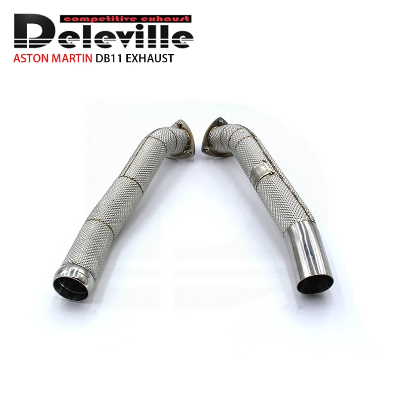 Stainless Steel Exhaust Pipes Exhaust Dowpipe for Aston Martin DB11 Car Accessories Exhaust Catalytic Converter