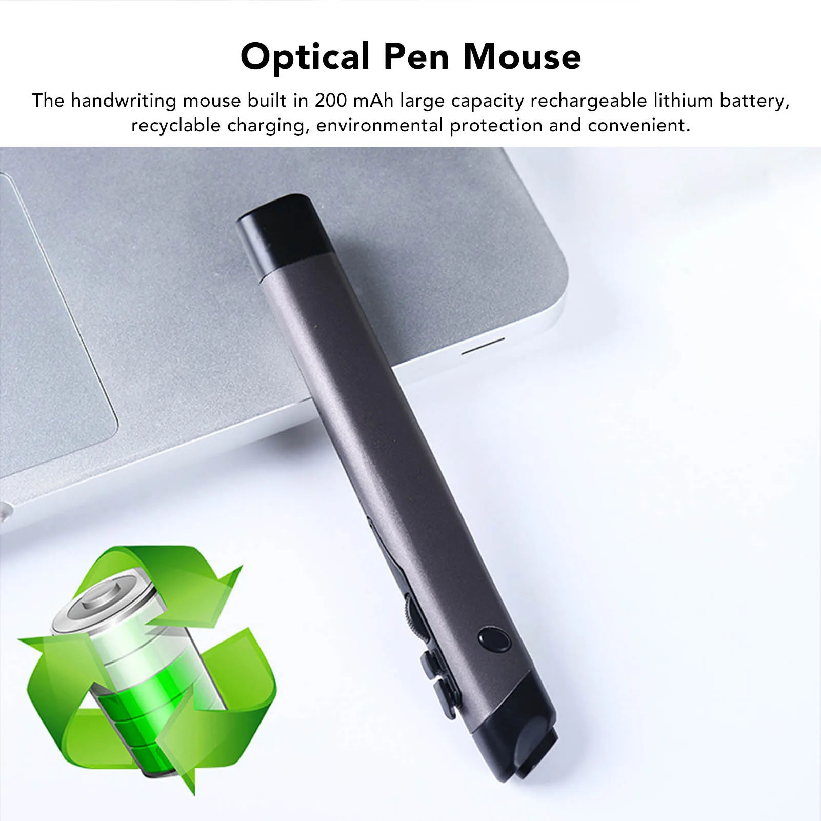 Handwriting Mouse Wireless Mouse Pen 2.4G Bluetooth Optical  Pen Mouse with  Function for Laptop Tablet Smartphone