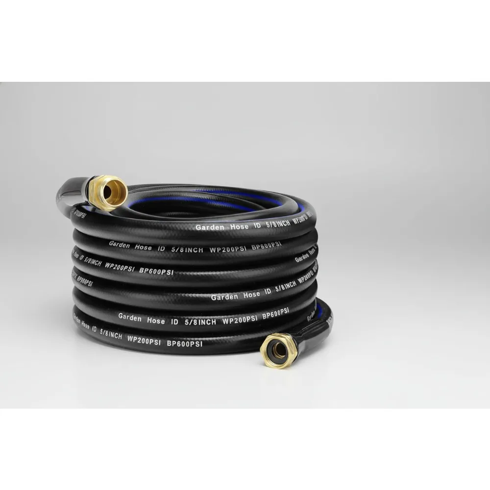 

50FT Flexible No-Kink Garden Hose Heavy Duty 5/8" Lightweight Outdoor Water Pipe for Gardening