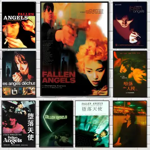 Fallen Angels Painting Calligraphy Canvas Poster: Crease Free Waterproof Durable All Space Wall Decor