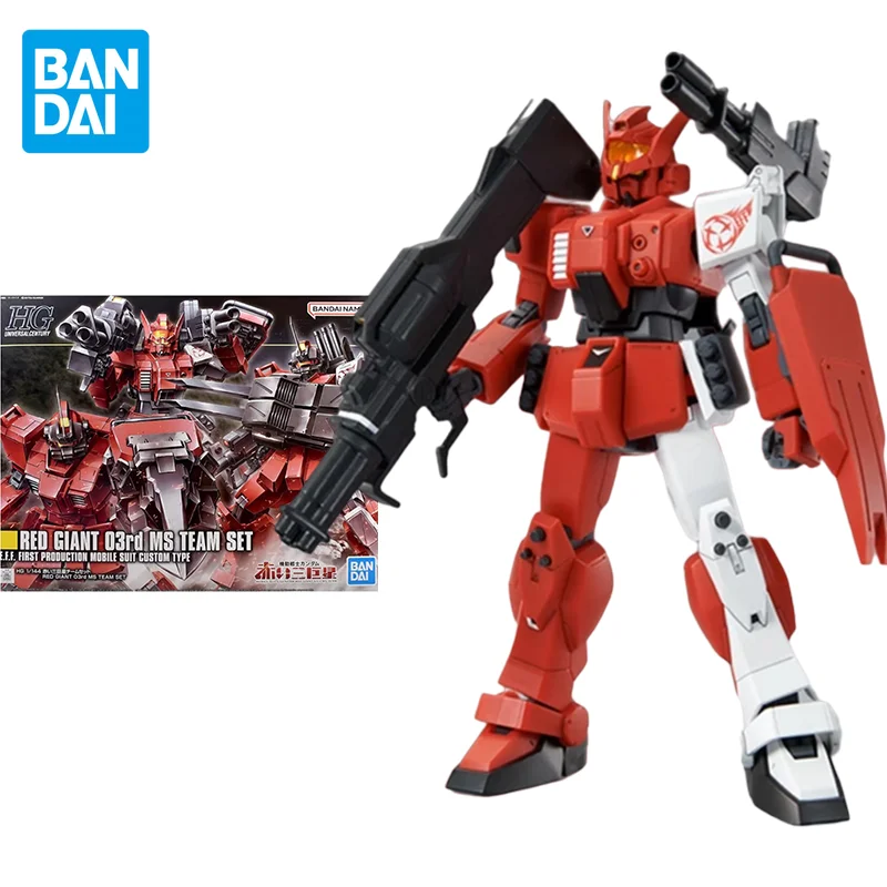 

Bandai Original GUNDAM Anime PB HG RED GIANT 03rd MS TEAM SET Action Figure Assembly Model Toys Model Gifts for Children