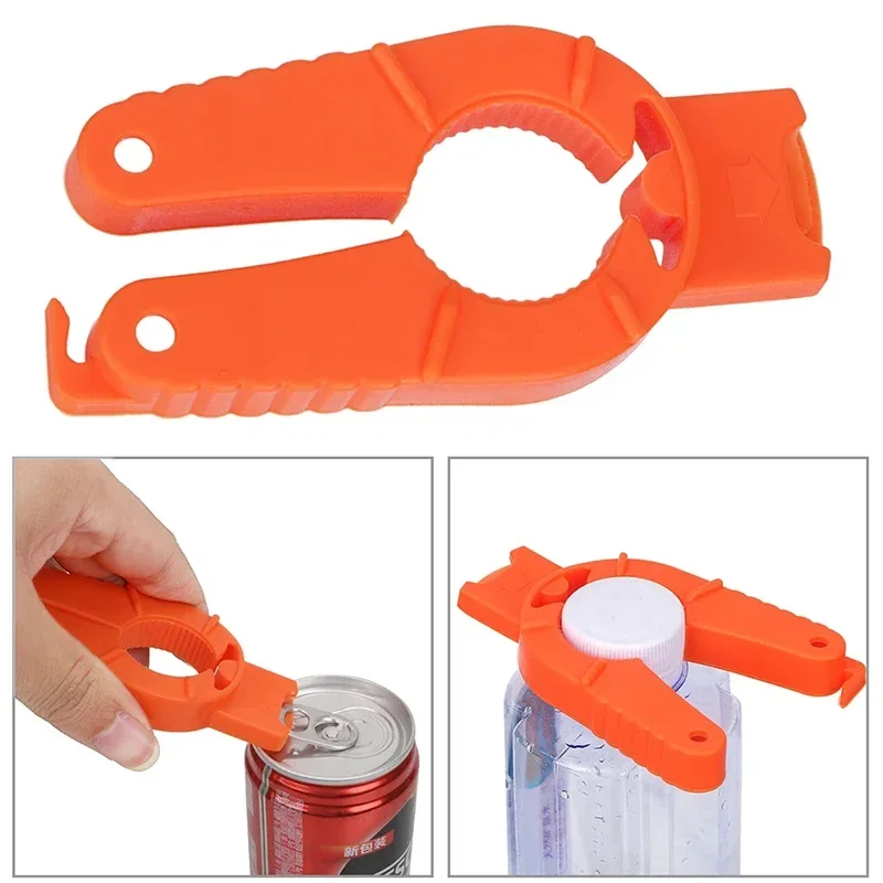 

Multifunctional Canned Drink Can Opener Bottle Opener Manual Non-slip Plastic Kitchen Gadgets