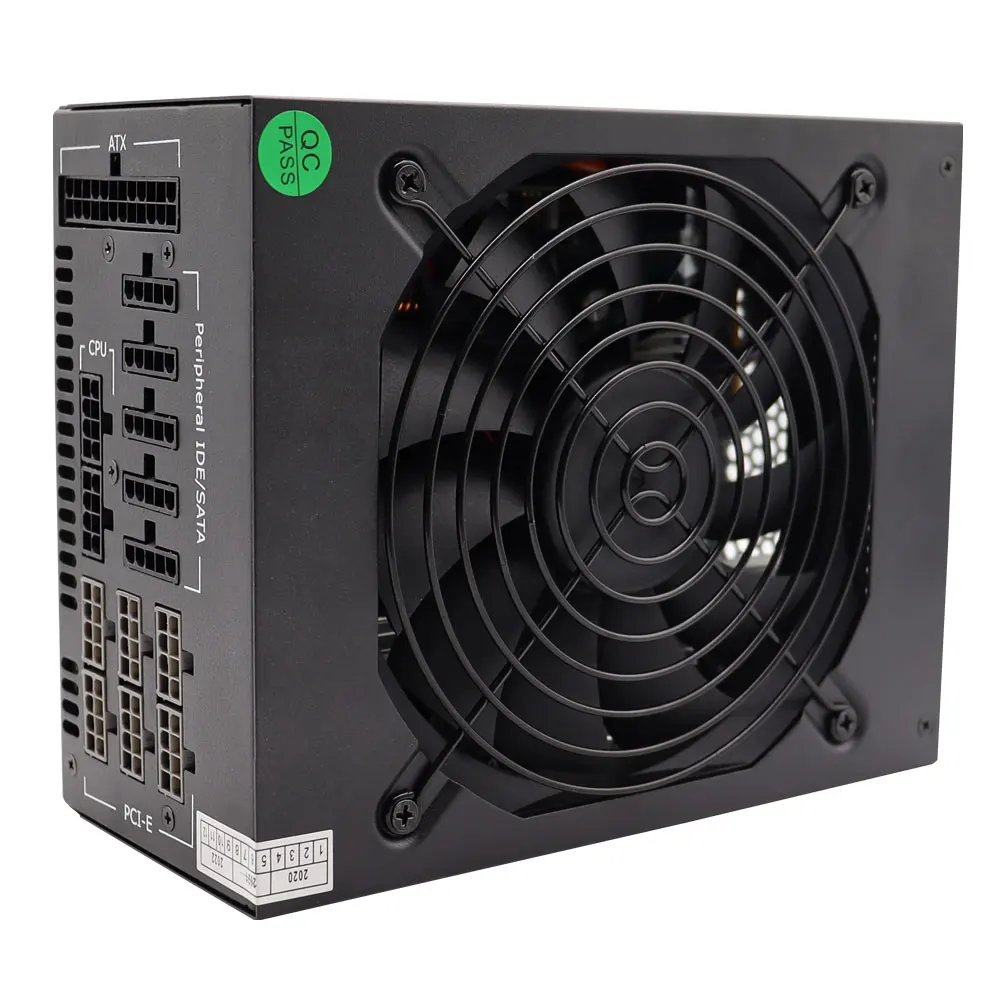 Imagem -05 - Moduler Completo Atx Fonte de Alimentação 2000w Eth Btc Mining Psu 110v 220v Colorido Novo