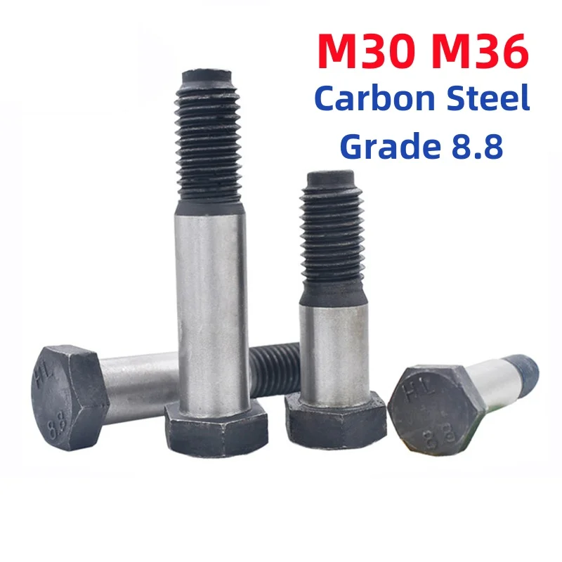 GB27 M30 M36 Grade 8.8 Carbon Steel Hexagon Head Shoulder Screws Hexagon Fit Bolts For Hardware Tools
