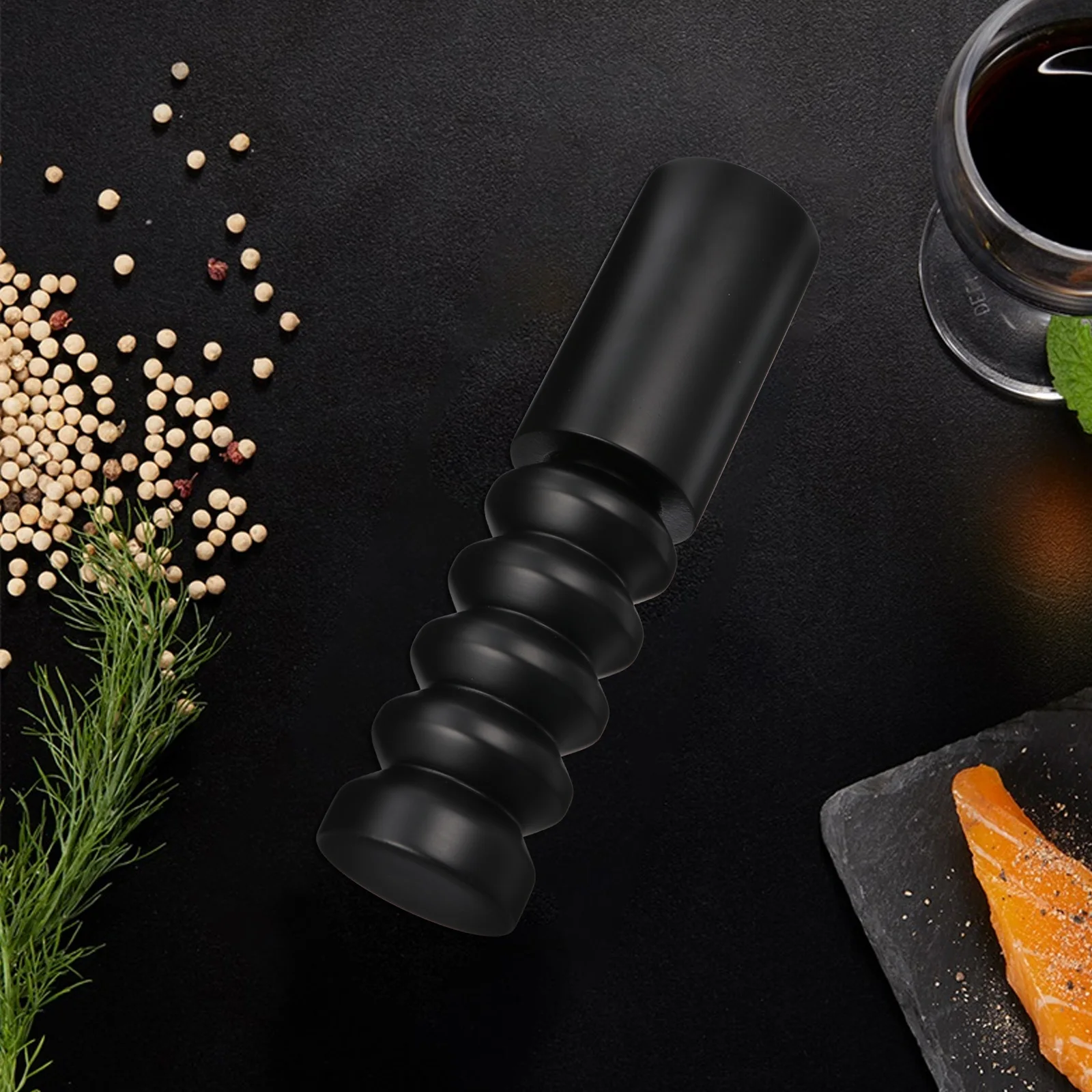 

Pepper Mill Adjustable Ceramic Rotor Wooden Spice Crusher Manual Seasoning Tool For Cumin Coarse Saltkitchen