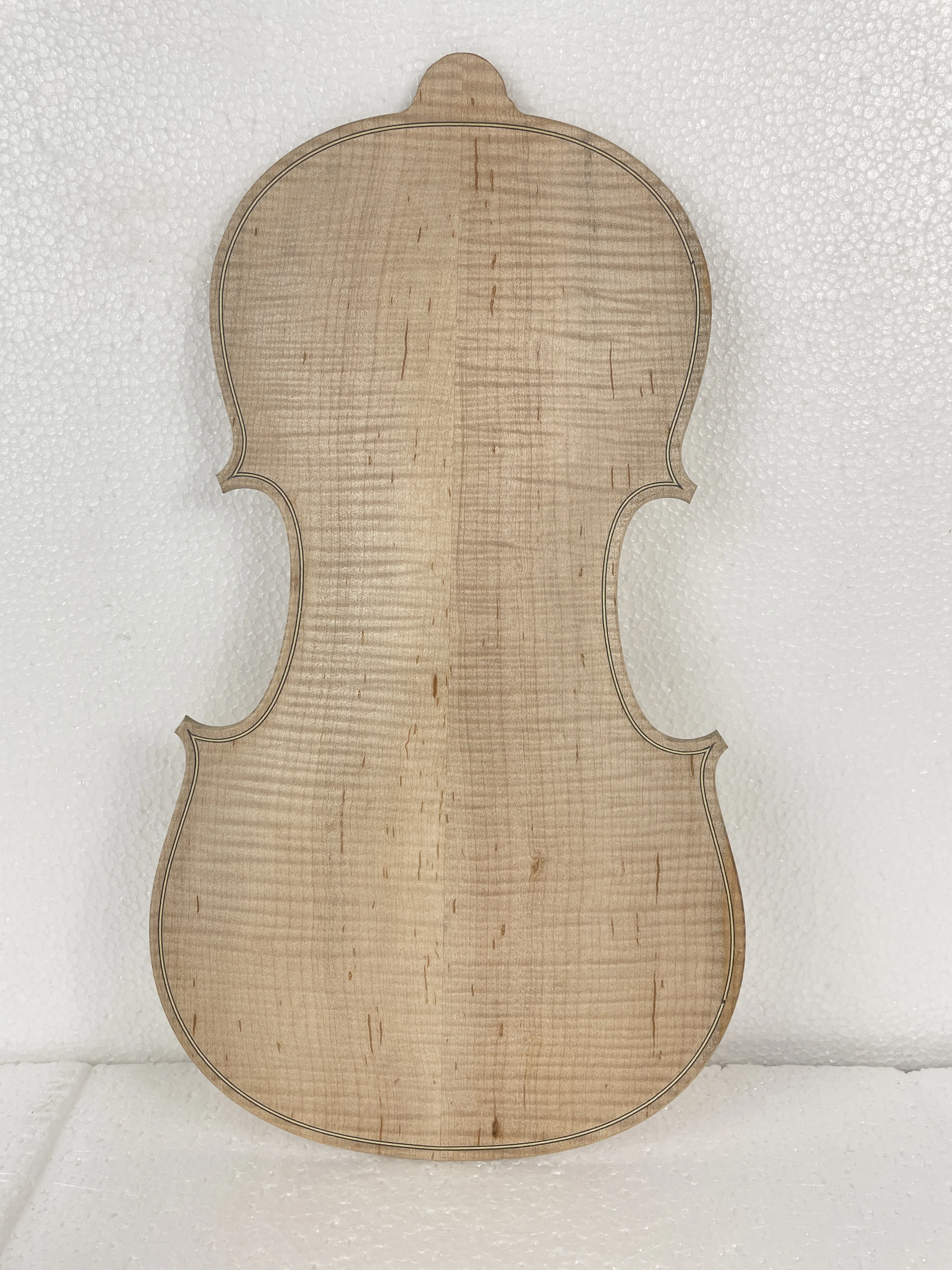 

Handmade Violin Backboard, Unpolished, Made of Maple Wood, 4/4