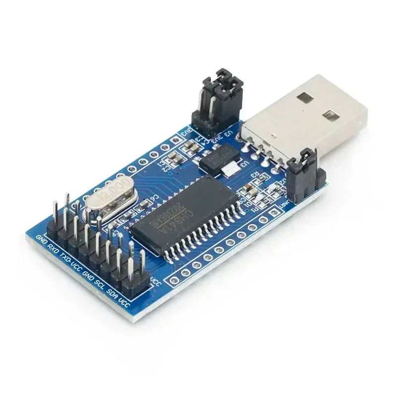 CH341A Programmer USB to UART IIC SPI I2C Convertor Parallel Port Converter Onboard Operating Indicator Lamp Board Module