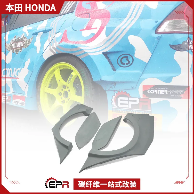 

Подходит для модифицированных деталей Honda Civic FD2. Задний широкий корпус из смолы EPA, в установке и окруженных колесных бровей.