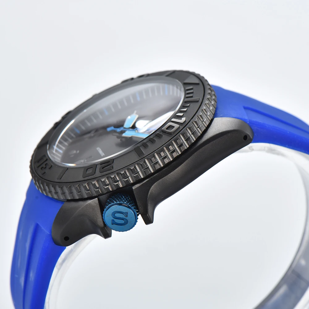 OUMASHI Men Watch New Men Luxury Automatic Mechanical NH36 Watch Movement Dual Calendar Dail Stainless Steel Waterproof Watch