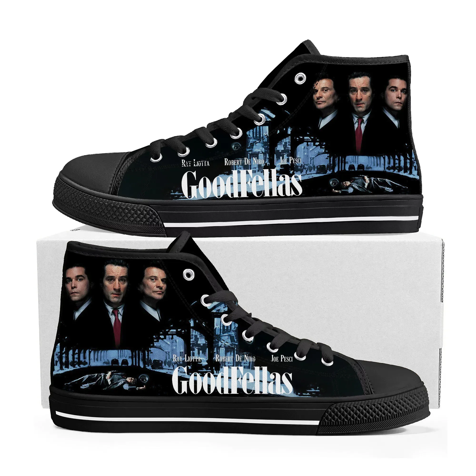 

Goodfellas High Top Sneakers Mens Womens Teenager High Quality Robert De Niro Canvas Sneaker couple Shoe Casual Custom Shoes