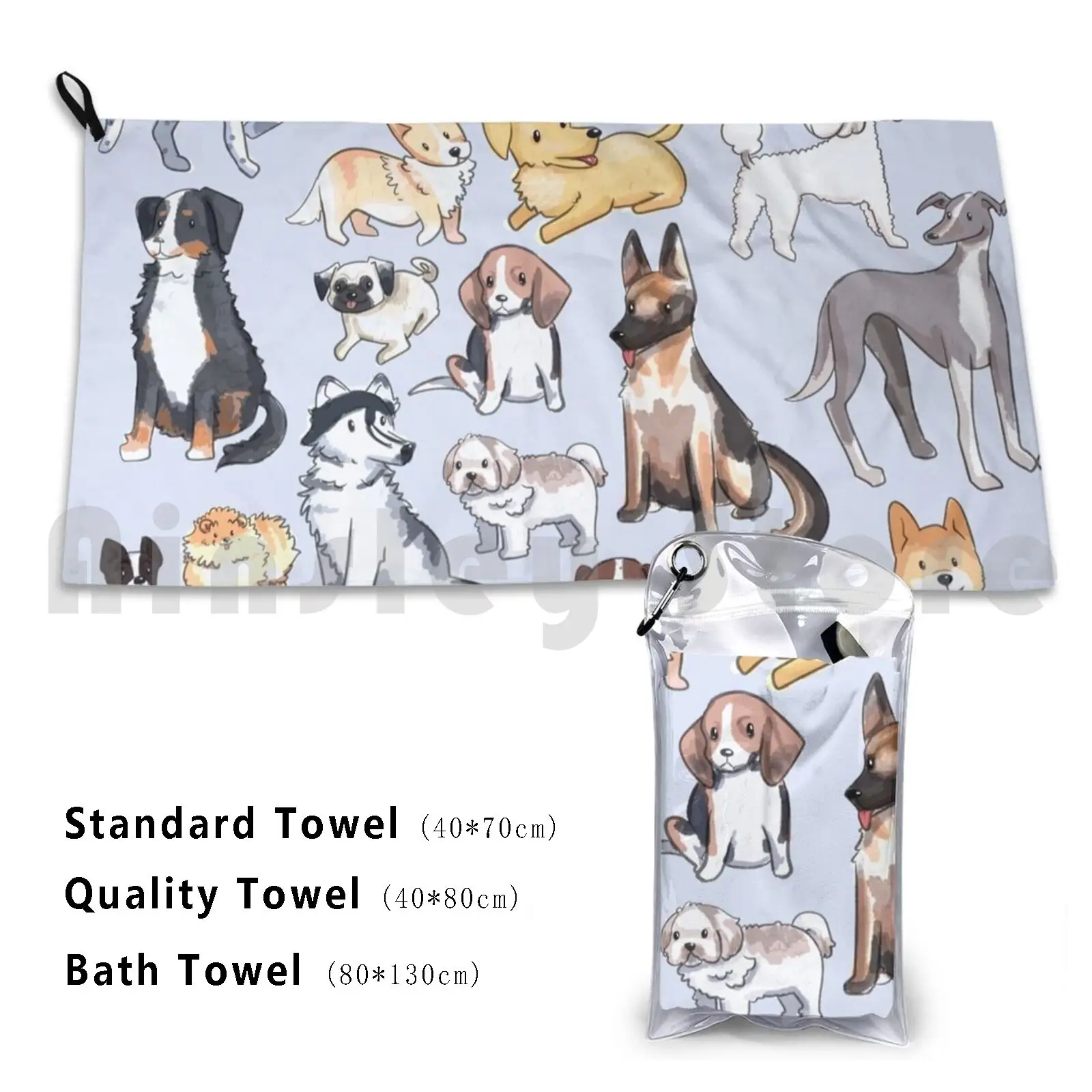 Dog Breeds Custom Towel Bath Towel Dog Dogs Dog Breeds Breeds Dachshund Dachshund Dalmatian Dalmatians
