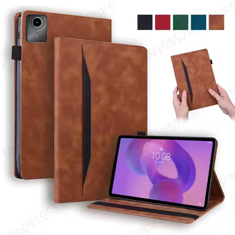 Funda For Lenovo Idea Tab Plus 12.1 inch 2025 Case tb365fc Luxury PU Leather Wallet Tablet Coque For Idea Tab Plus Case 12.1"