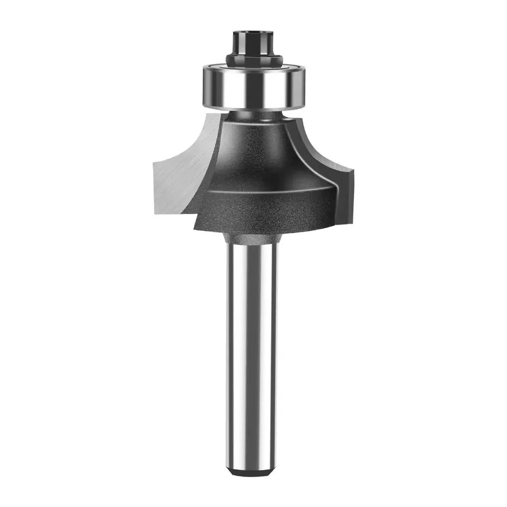 1Pc Hoek Rond Over Router Bit Met Lager Voor Hout Houtbewerking Filet Cutter Gereedschap Wolfraamcarbide Frees