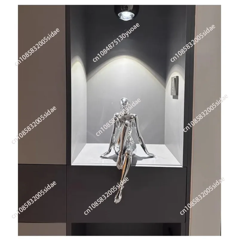 Modern Figurines Minimalism Art Miniatures Luxury Creative Ornaments for Bedroom Aesthetic Room Decor Original and Funny Gifts